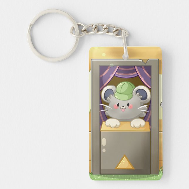 Porte-clefs Whimsical Mouse Vendor (Devant)