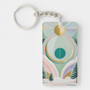 Porte-clefs Whimsical Winter Dreamscape