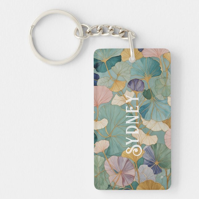 Porte-clefs Whispering Pastel Gingko (Devant)