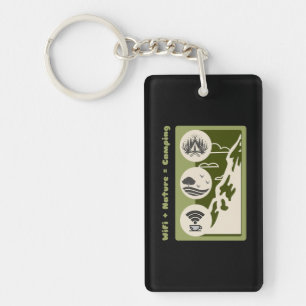 Porte-clefs WiFi + nature = aventure camping camping