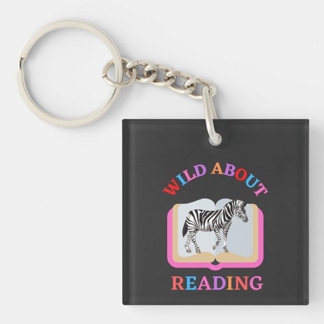 PORTE-CLEFS WILD À PROPOS DE LA LECTURE (Devant)