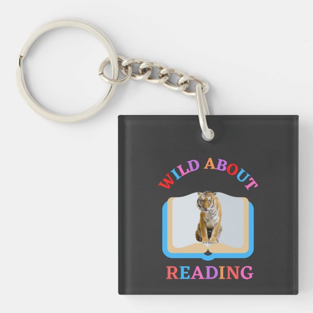 PORTE-CLEFS WILD À PROPOS DE LA LECTURE (Devant)