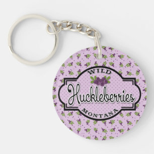 Porte-clefs Wild Montana Huckleberries Key Fob