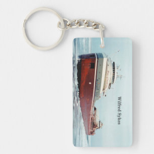 Porte-clefs Wilfred Sykes 50 ans de rectangle de porte - clé