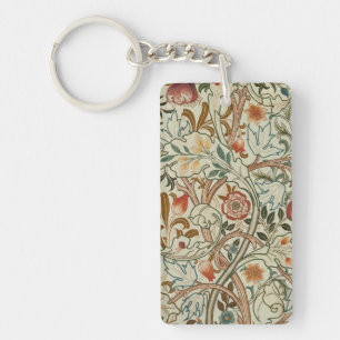 Porte-clefs William Morris Acanthus Broderie Motif Floral