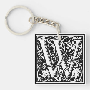 Porte-clefs William Morris Alphabet "W"