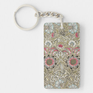 Porte-clefs William Morris Corncockle Floral Vintage