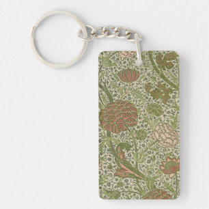 Porte-clefs William Morris Cray Fleur de Sauge Floral Botaniqu