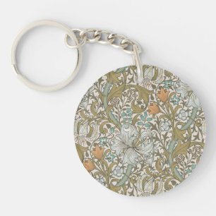 Porte-clefs William Morris Golden Lily Blue Gold Classic