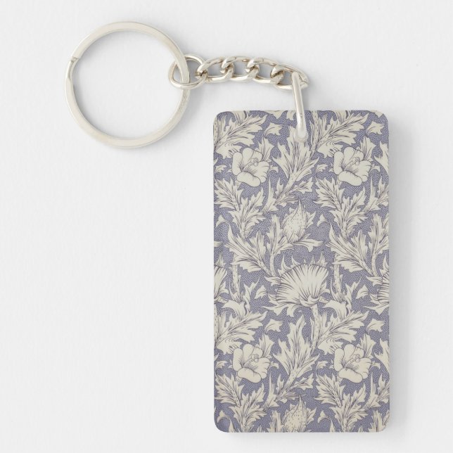 Porte-clefs William Morris Horn Poppy Classic Floral (Devant)
