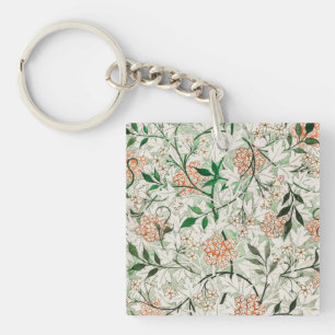 Porte-clefs William Morris Jardin Fleur de Jasmin Classique