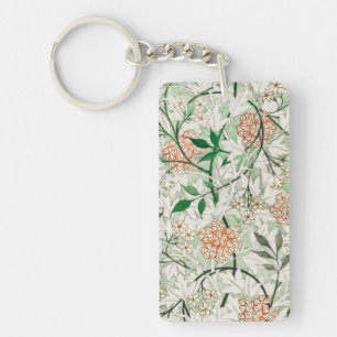 Porte-clefs William Morris Jardin Fleur de Jasmin Classique