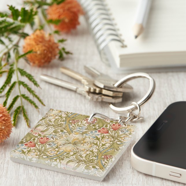 Porte-clefs William Morris Lily (Devant Droit)