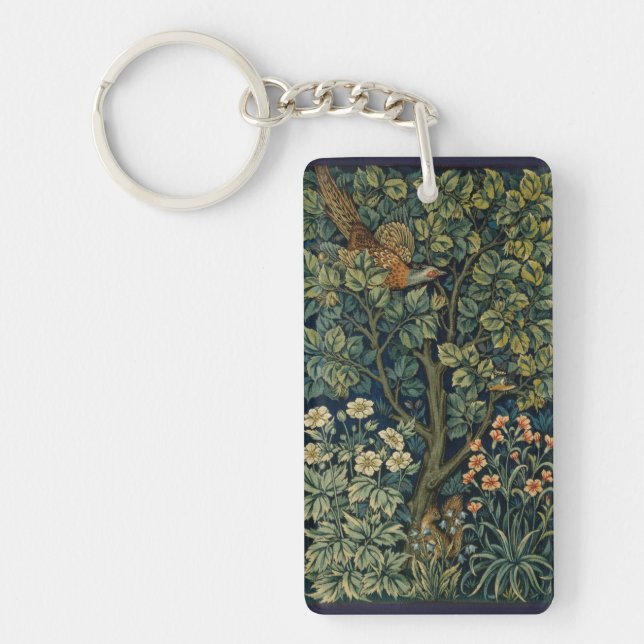 Porte-clefs William Morris Pheasier Bois Bois (Devant)