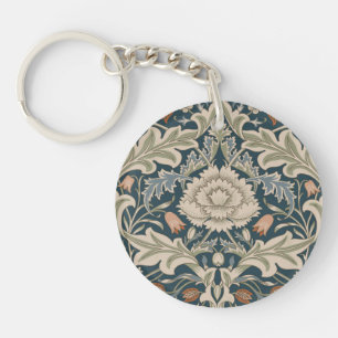 Porte-clefs William Morris Severn Floral Garden Flower Classic