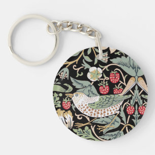 Porte-clefs William Morris Strawberry Thief I Black Birds