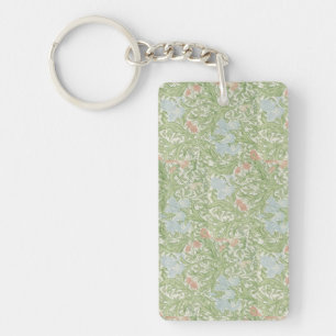 Porte-clefs William Morris Vintage Floral Rose Iris