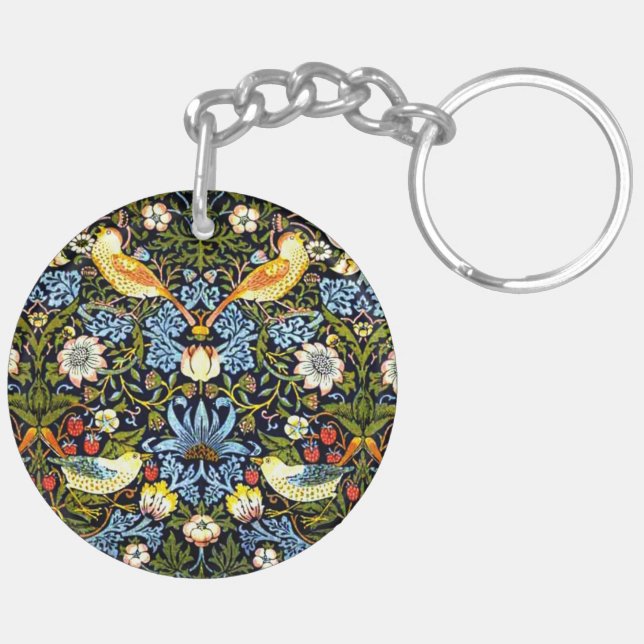 Porte-clefs William Morris - Voleur de fraises,  (Dos gauche)