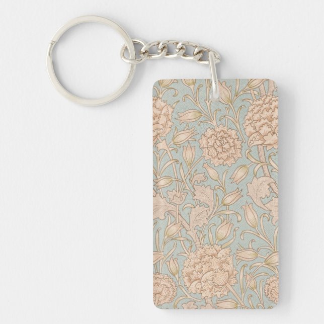 Porte-clefs William Morris Wild Tulip Fleur Design Floral (Devant)