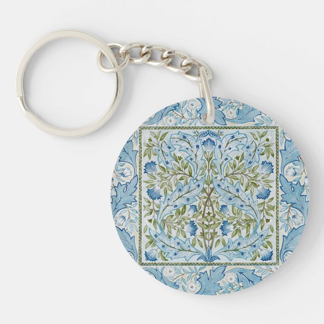 Porte-clefs William Morris & Wilhelmina Style Prints (Devant)