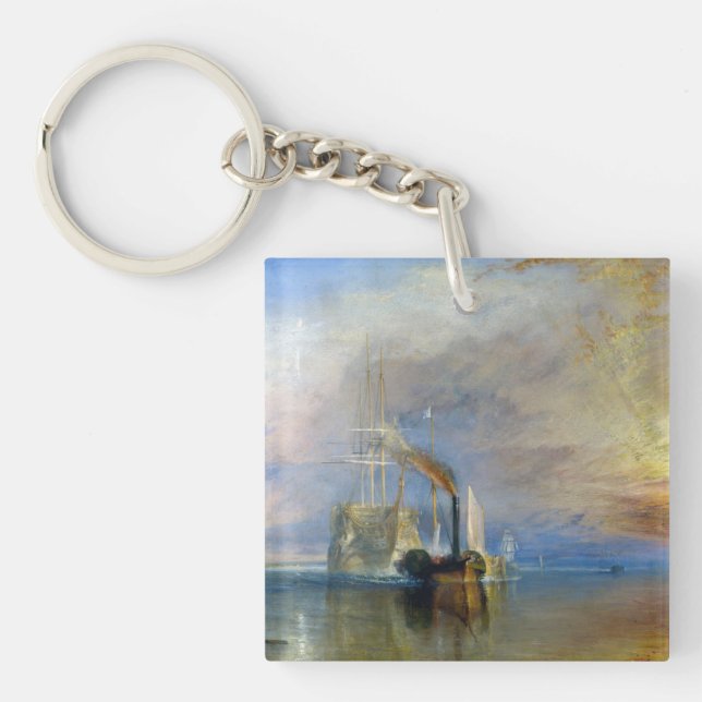 Porte-clefs William Turner - Le Temeraire de combat (Devant)