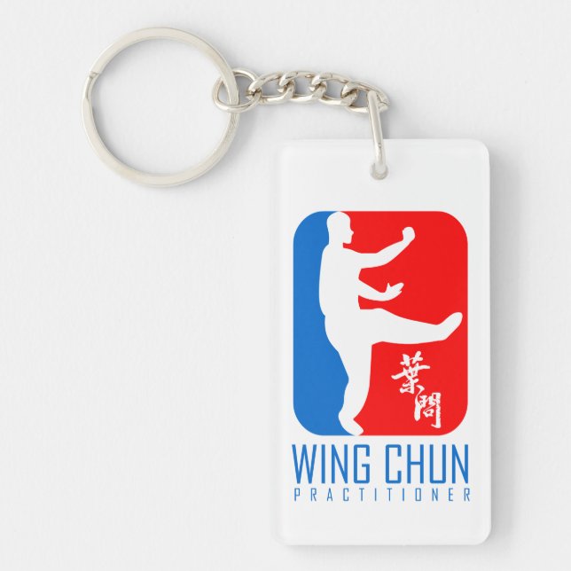 Porte-clefs Wing Chun Praticien "Ip Man Style" (Devant)
