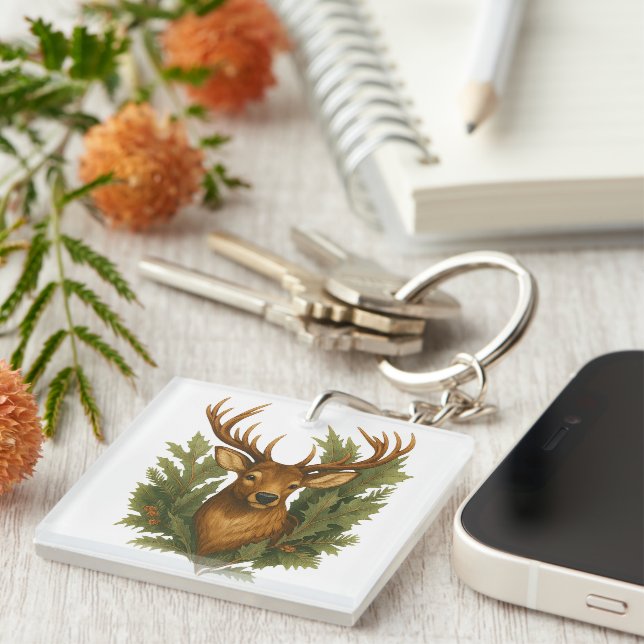 Porte-clefs Winter Forest Majesty (Devant Droit)