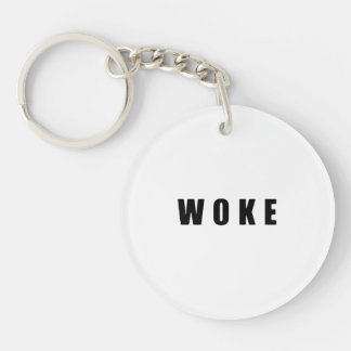 Porte-clefs "WOKE" (double face)
