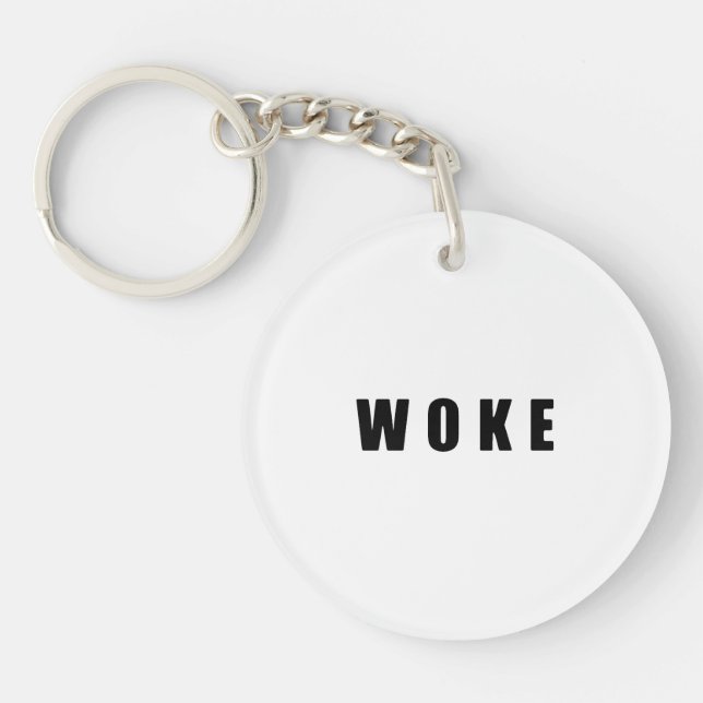 Porte-clefs "WOKE" (double face) (Devant)