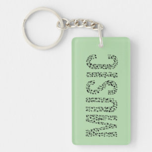 Porte-clefs Word de musique