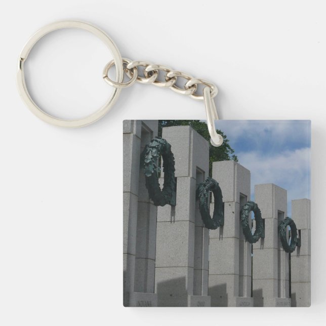 Porte-clefs World War II Memorial Wreaths I (Devant)