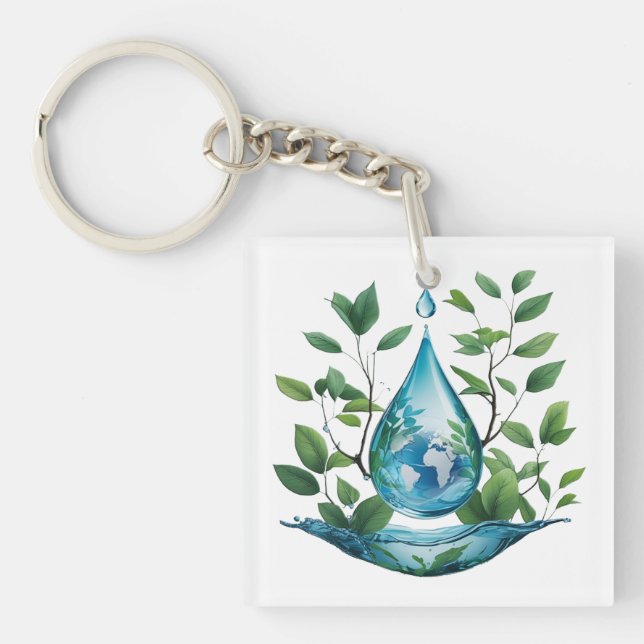 Porte-clefs World Water Day (Devant)