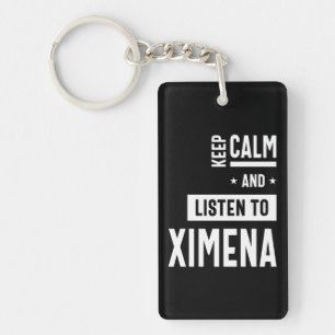 Porte-clefs Ximena Nom personnalisé Cadeau Anniversaire