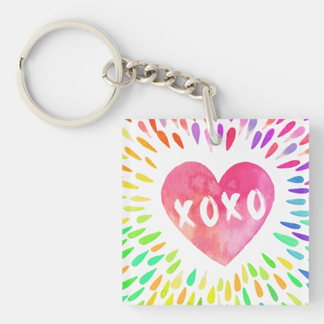 Porte-clefs Xo Heart (Devant)
