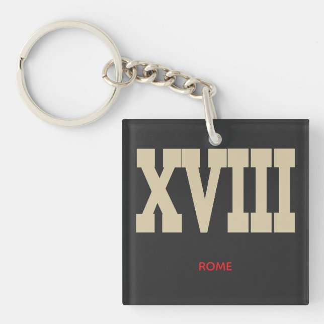PORTE-CLEFS XVIII (Devant)