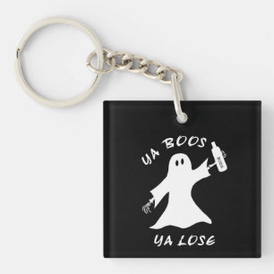 Porte-clefs Ya Boos Ya Lose Funny Halloween Ne buvez pas de fa