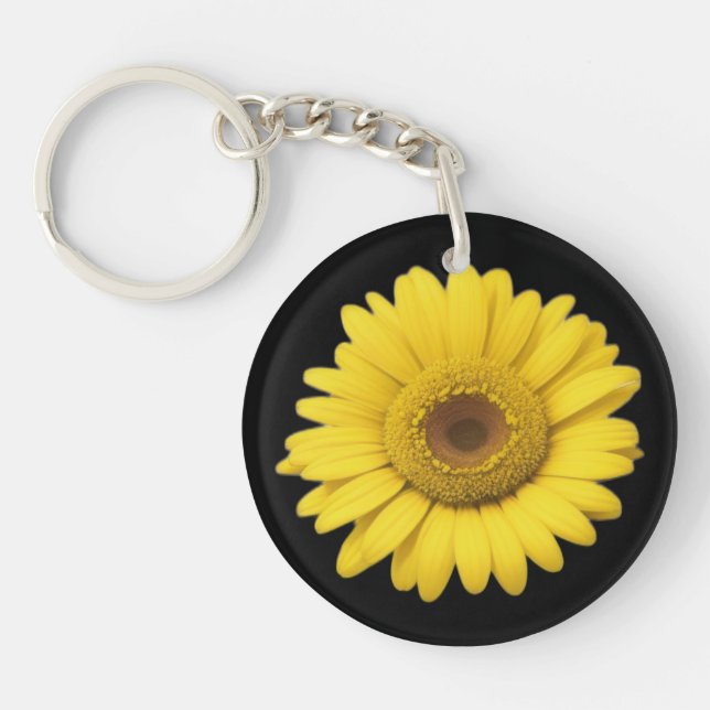 Porte-clefs Yellow Daisy Petals (Devant)