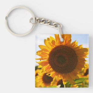Porte-clefs Yellow Hardy Sunflower Art Meilleures photos de to
