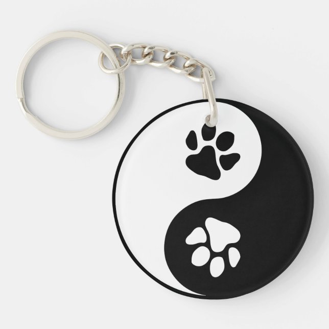 Porte-clefs Yin Yang Paw (Devant)
