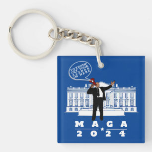 PORTE-CLEFS YO TRUMP SERVICE SECRET