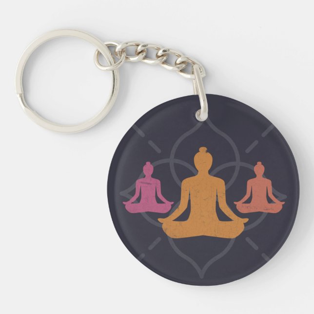 Porte-clefs Yoga (Devant)