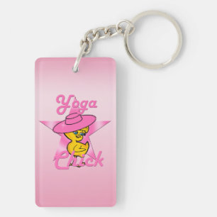 Porte-clefs Yoga Chick #8