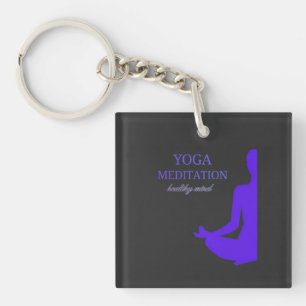 Porte-clefs Yoga et méditation pour un esprit sain
