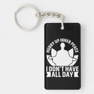 Porte-clefs Yoga Lover   Je N'Ai Pas Toute La Journée