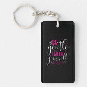 Porte-clefs Yoga Lover Soyez Doux Avec Vous-Même