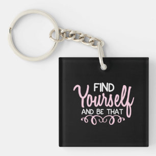Porte-clefs Yoga Lover Trouvez-Vous Et Soyez-Le
