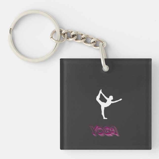 Porte-clefs Yoga sports 1 (Devant)