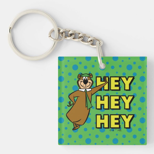 Porte-clefs Yogi Bear Hey Hey Hey (Devant)