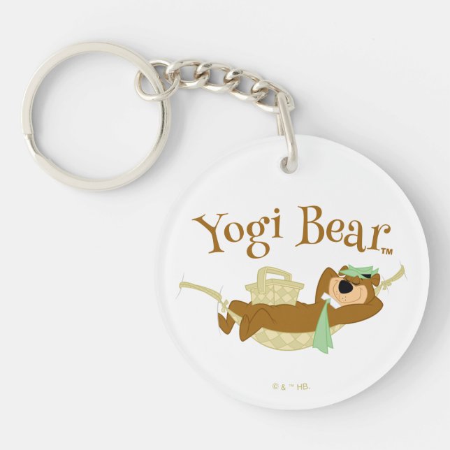 Porte-clefs Yogi Bear Pique-nique Hammock Nap Time (Devant)