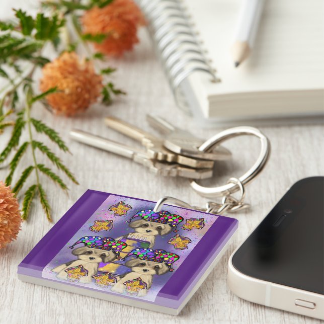 PORTE-CLEFS YORKIE POO (Devant Droit)